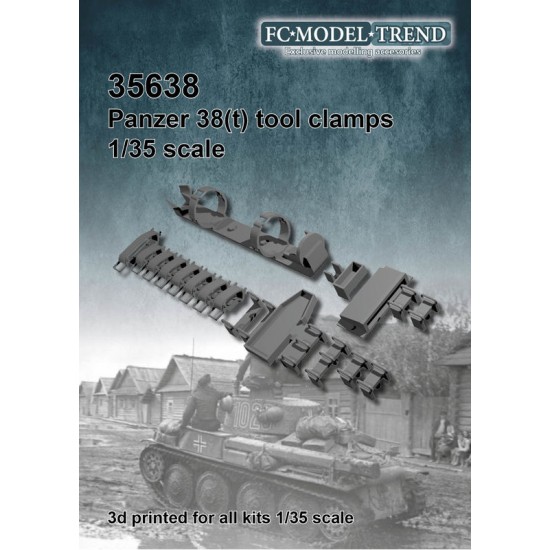 1/35 Panzer 38(t) Tool Clamps
