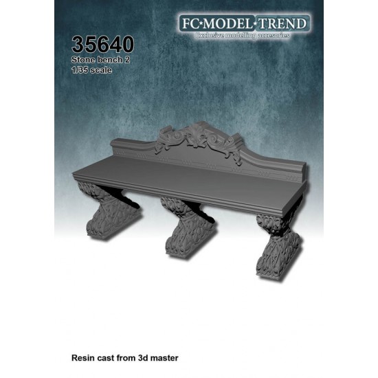 1/35 Stone Bench #2