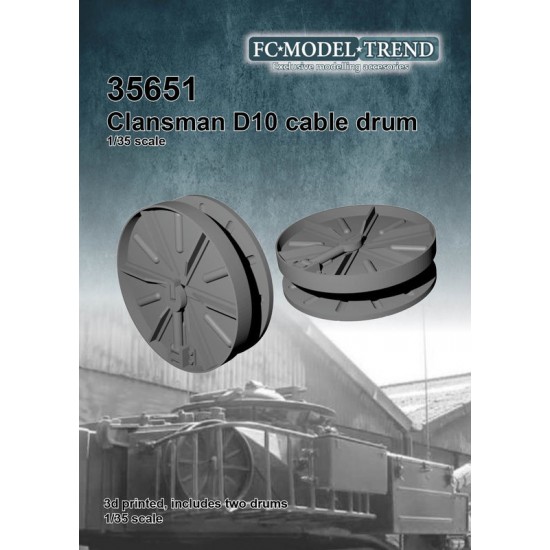 1/35 Clansman 10D Cable Reel (2 drums)