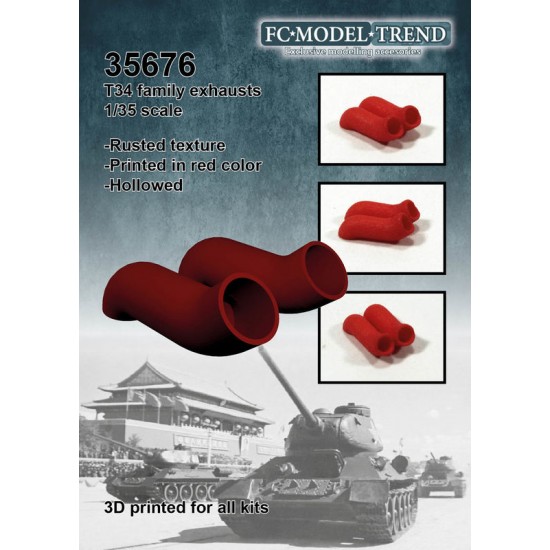 1/35 T-34 Family Exhausts