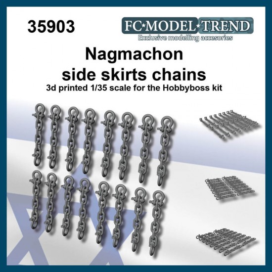 1/35 Nagmachon Side Skirt Chains for HobbyBoss kits