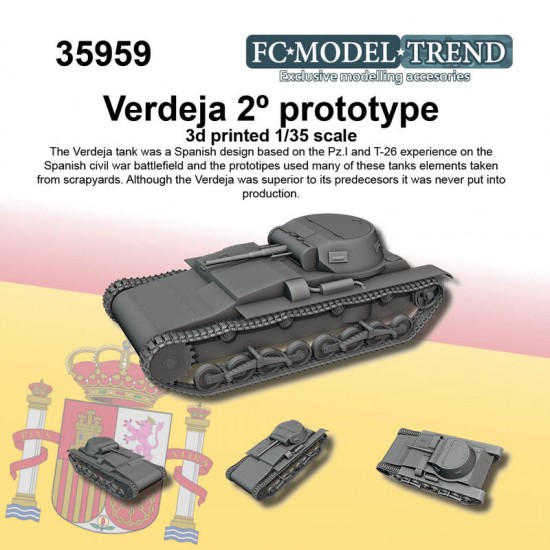 1/35 Verdeja Tank Vol.2 Prototype Resin kit