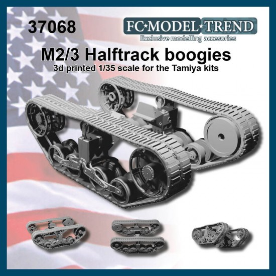 1/35 M2/M3 Halftrack Boogies for Tamiya kits