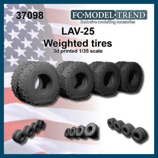 1/35 Lav 25 Weighted Tyres.