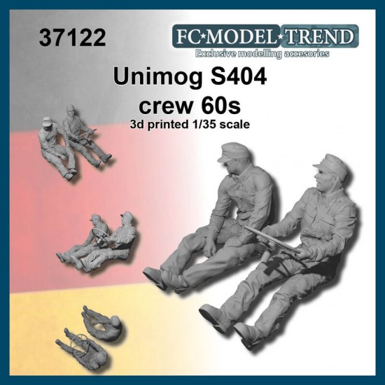 1/35 Unimog S404 60S Crew