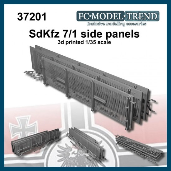 1/35 Sdkfz 7/1 Side Panels for Trumpeter kit