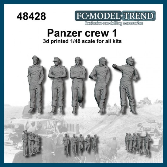 1/48 Panzer Crew Set 1