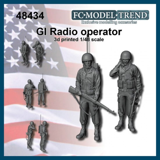 1/48 GI Figures Radio Set
