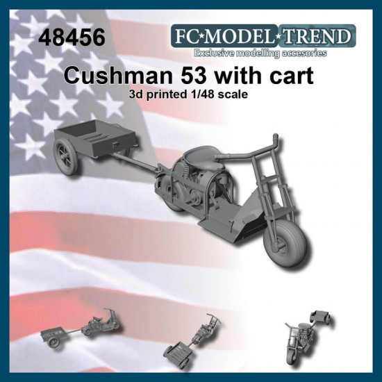 1/48 Cushman 53 w/Cart Resin Kit