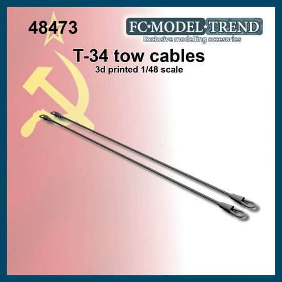 1/48 Tow Cable for T34, Su85, SU122 etc