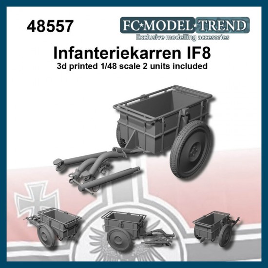 1/48 Infanteriekarren IF8 (2pcs)