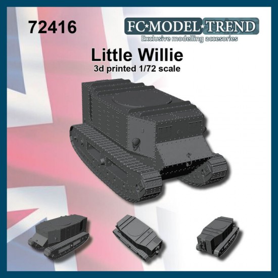 1/72 Little Willie - British Mark I Tank Prototype Resin kit