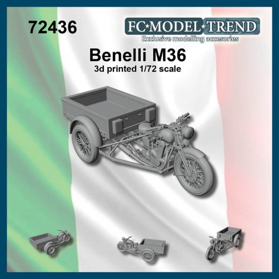 1/72 Motocarro Benelli M36