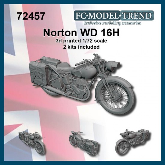 1/72 Norton WD 16H Motorcycle (2 kits)