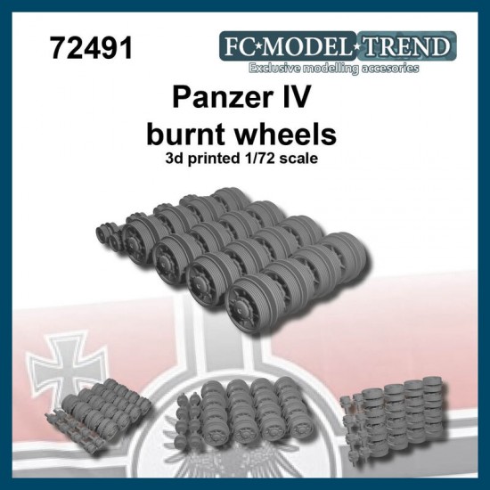 1/72 Panzer IV Burnt Wheels