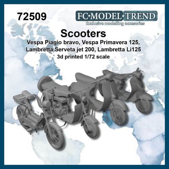 1/72 Scooters set