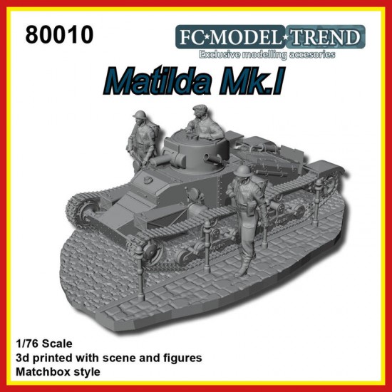 1/76 Matilda Mk. I w/Diorama