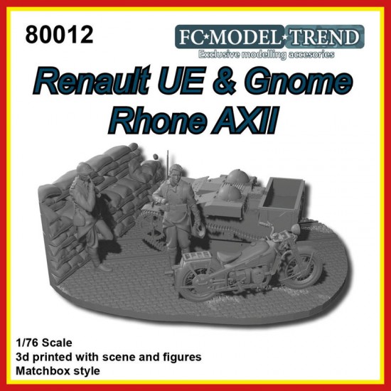 1/76 Renault UE & Gnome w/Diorama