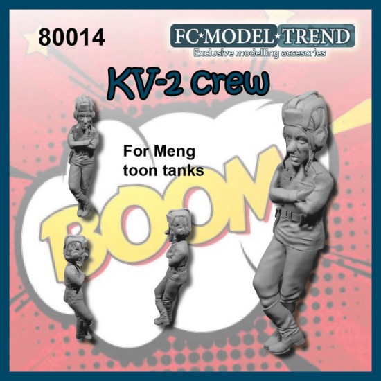 Q Figures - KV-2 Crews for Meng WWT Toon Series
