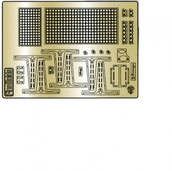 1/35 Extra Detail Parts for Type 4 Medium Tank (Photo Etched)