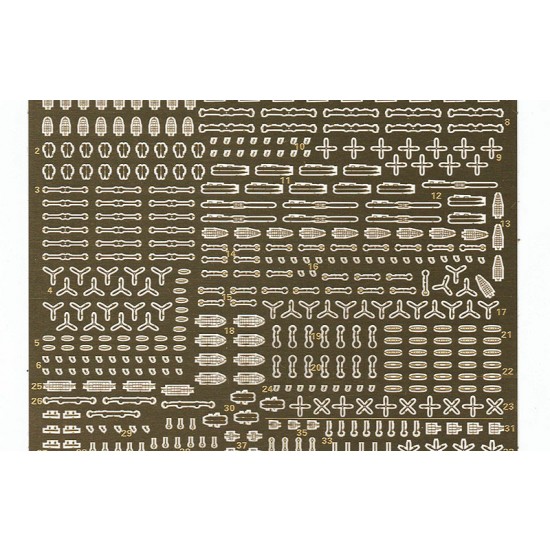1/700 WWII IJN Planes Upgrade Detail set (Late Pacific War) for Tamiya #31516/Pitroad #S26