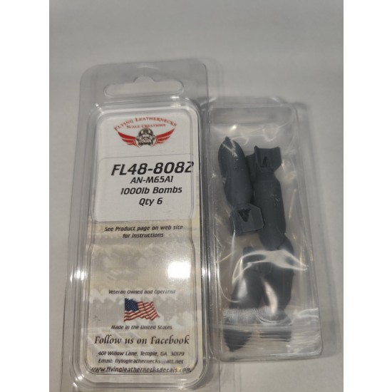 1/48 M65 1000lb Bomb (6pcs)