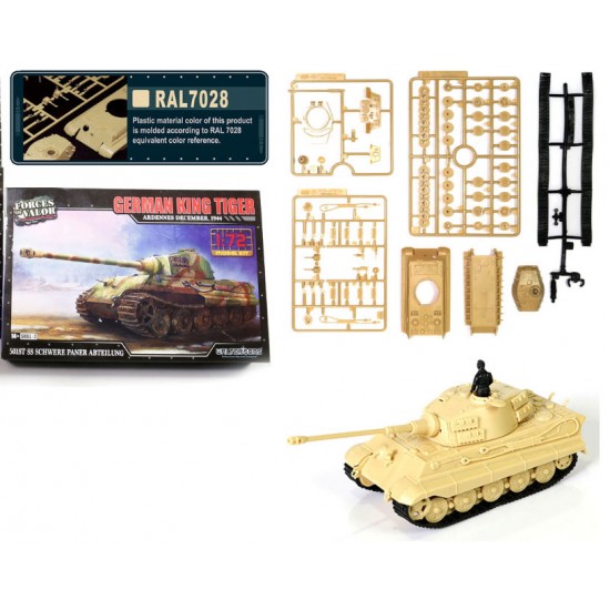 1/72 German Heavy Tank King Tiger (Henschel turret)