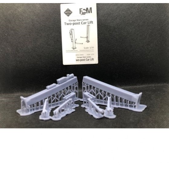 1/24 Two-post Car Lift (Garage Stars series)