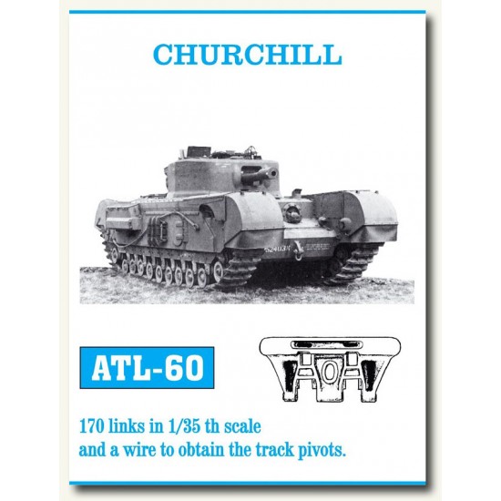 Metal Tracks for 1/35 British Infantry Tank Churchill (170 links)