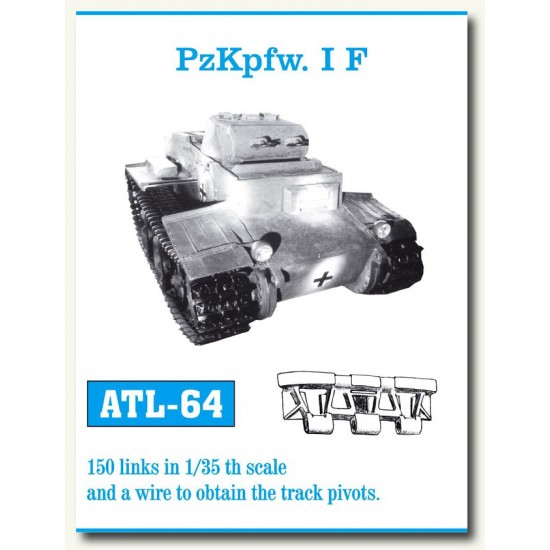 Metal Tracks for 1/35 Panzer I Ausf.F (150 links)