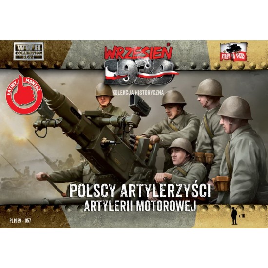 1/72 Polish Anti-Aircraft Gun Crews (16 figures)