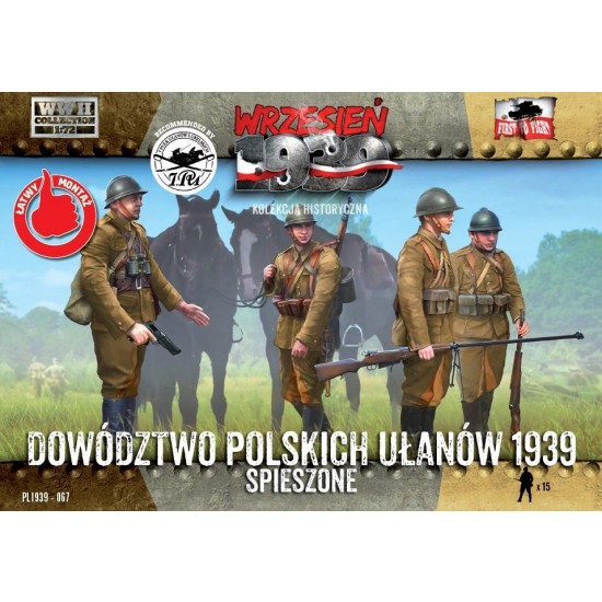 1/72 Polish Uhlans Headquarters on Foot (15 figures)