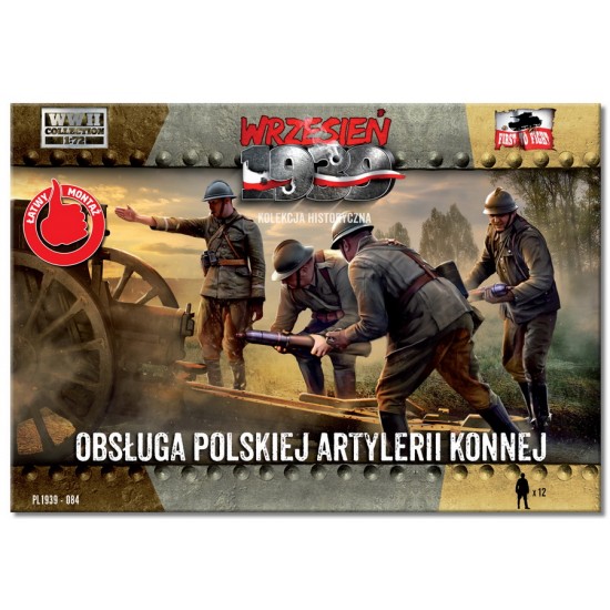 1/72 Polish Mounted Artillery Crews (12 figures)