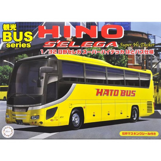 1/32 Hino S'elega Super Hi Decker Hato Bus Type [BUS-2]