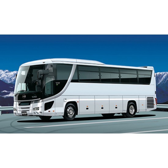 1/32 Hino Selega Super Hi Decker with Driver and Tour Conductor Figure