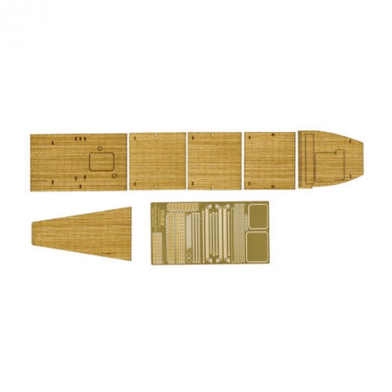 1/700 Wood Deck Seal for IJN Aircraft Carrier Kaga Triple Flight Deck (G-up No104)