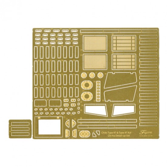 Q-style Genuine Photo-Etched Parts for Tank Type 97 Chi-Ha (QTM G-UP No1)