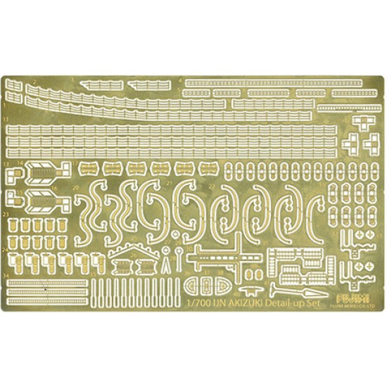 1/700 AKIZUKI Etching parts