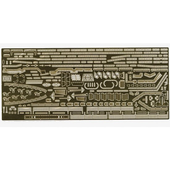 1/700 Japanese Navy Aircraft Carrier Kaga Exclusive Etching Parts