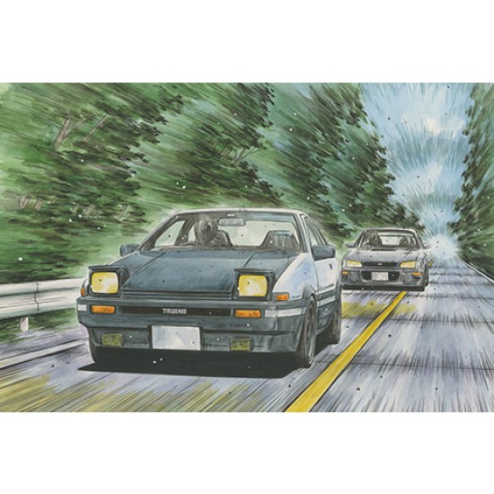 1/24 Initial D - Treno AE86 Carbon Bonnet Takumi Fujiwara [ISD-019]