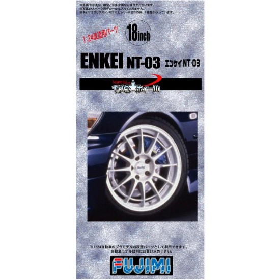 1/24 18inch Enkei NT-03 Wheels & Tyres Set