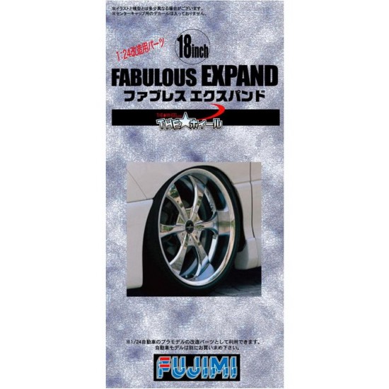 1/24 18inch Fabulous Expand Wheels & Tyres Set