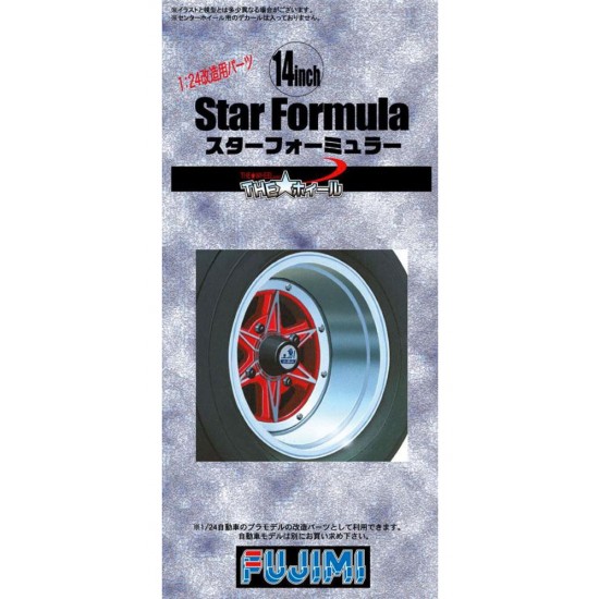 1/24 14inch Star Formula Wheels & Tyres Set
