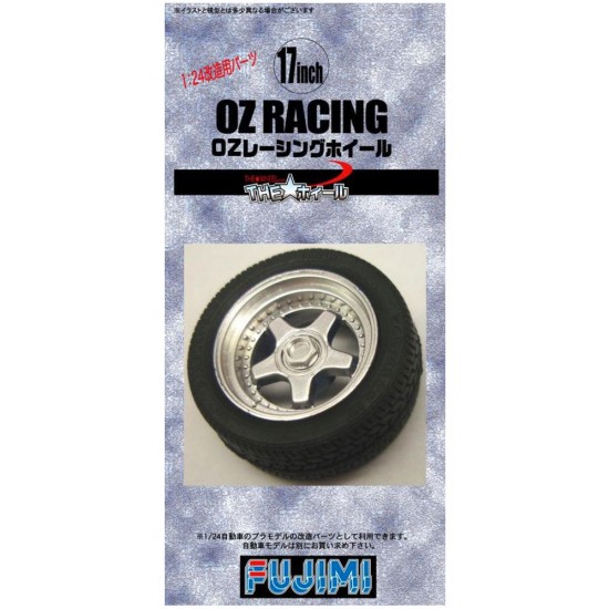 1/24 17inch OZ Racing Wheels & Tyres Set