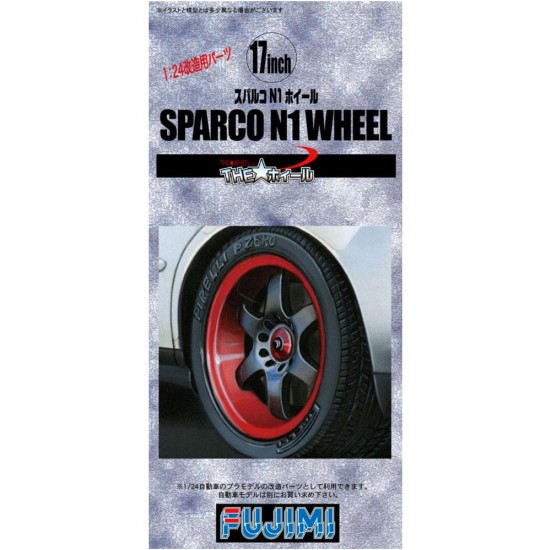 1/24 17inch Sparco N1 Wheels & Tyres Set