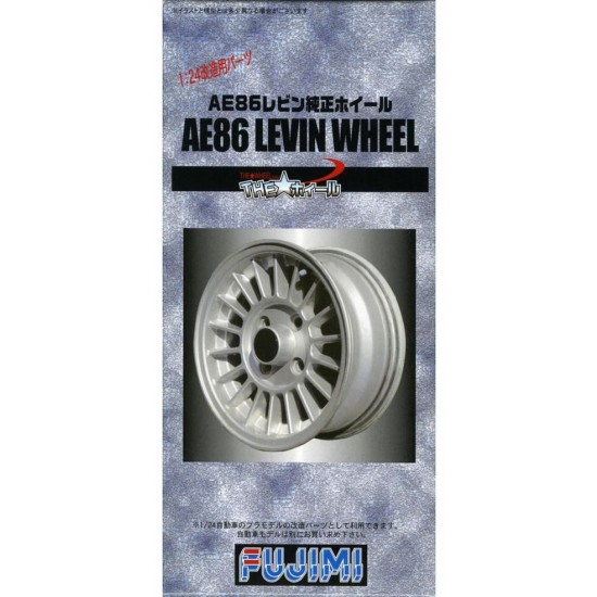1/24 Toyota AE86 Levin Wheels & Tyres Set