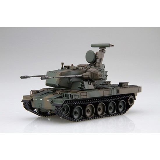 1/72 JGSDF Type 87 Self-Propelled Anti-Aircraft Gun with Figure (2 Vehicles)