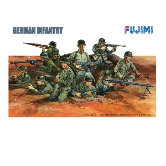 1/76 (WA25) German Infantry (10 figures)