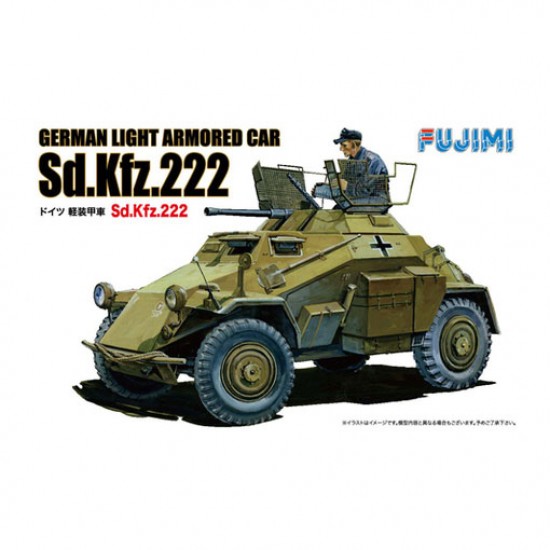 1/76 (WA19) German Light Armoured Car SdKfz.222 Leichter Panzerspahwagen