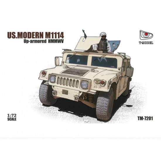 1/72 Modern US M1114 Up-armoured HMMWV